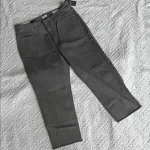 J. Jill Gray Straight Leg Pants with Minimalist Design